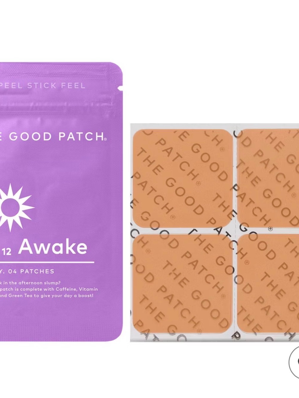B-12 Awake Plant Based Vegan Wellness Patch